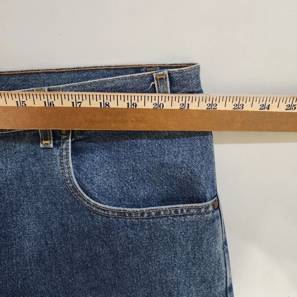 Vintage Levis 545 Jeans Mens 44x30 Blue Denim Brown Tab Loose Fit Baggy 1990s Y2